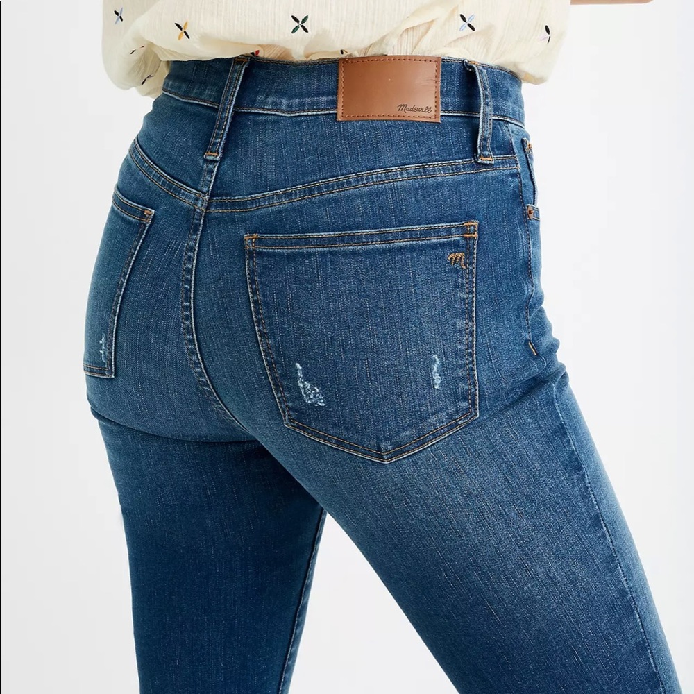 Madewell Cali Demi Boot Jeans Preston Wash